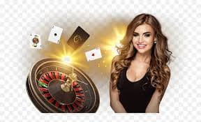 Live dealer studio showing card game table and dealer
